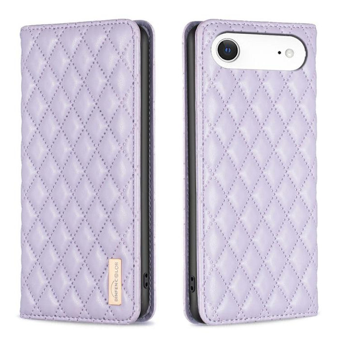 Estuche para teléfono con tapa de cuero magnético Diamond Lattice, For iPhone 18 Pro/17 Pro, For iPhone 18 Pro Max/17 Pro Max, For iPhone 17, For iPhone 17 Air, For iPhone 16 Pro Max, For iPhone 16 Pro, For iPhone 16 Plus, For iPhone 16                ...