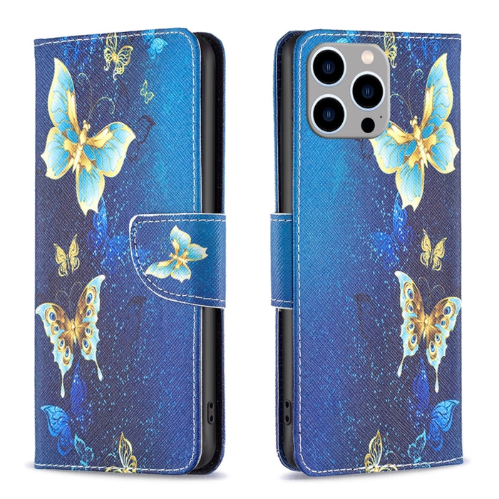 Estuche para teléfono con tapa de cuero con patrón de dibujo coloreado