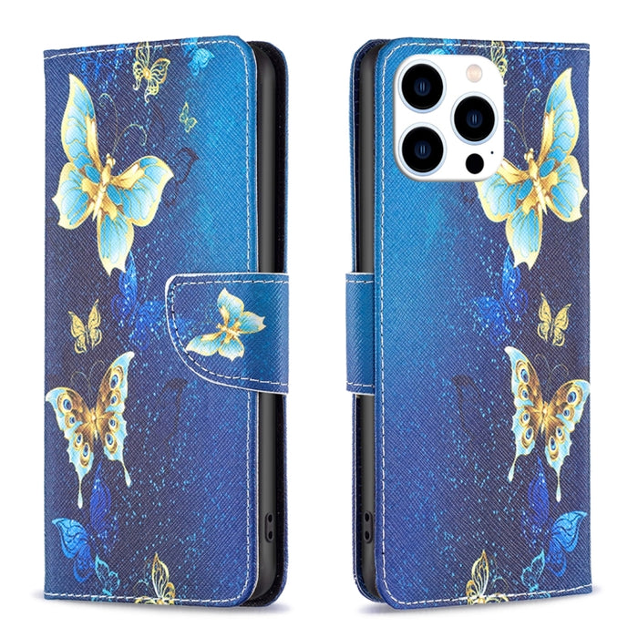 Estuche para teléfono con tapa de cuero con patrón de dibujo coloreado