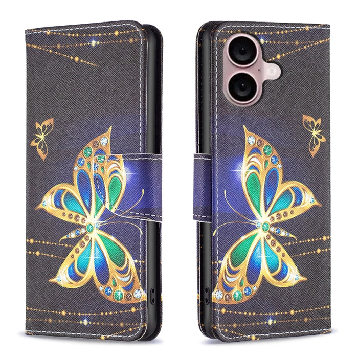 Estuche para teléfono con tapa de cuero con patrón de dibujo coloreado