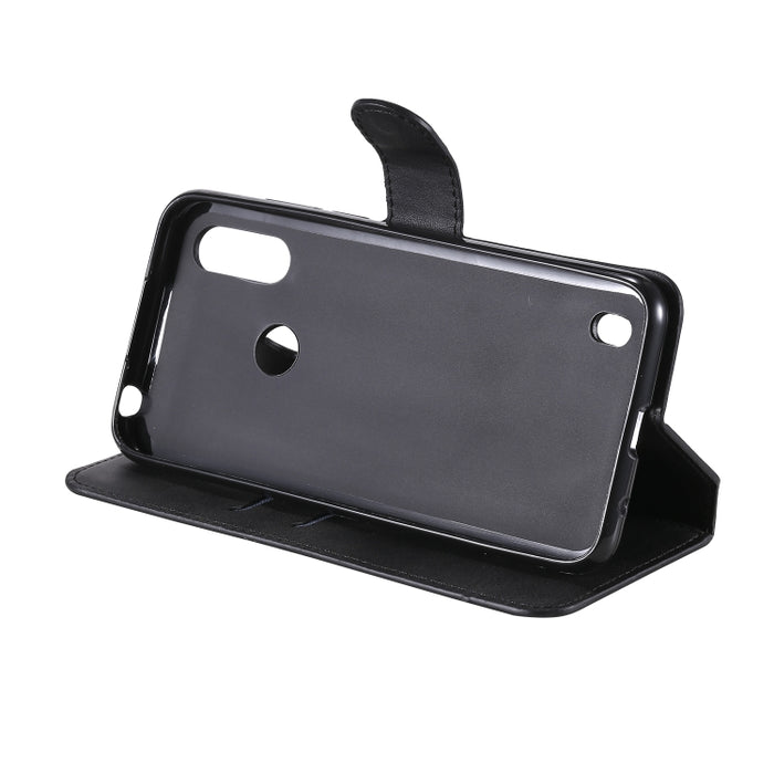 Estuche de cuero con tapa horizontal clásica de PU + TPU con textura de becerro, con soporte y ranuras para tarjetas y billetera, For Motorola Moto E6s, For Motorola Moto G8 Power Lite, For Samsung Galaxy A31, For Samsung Galaxy A51 5G                 ...