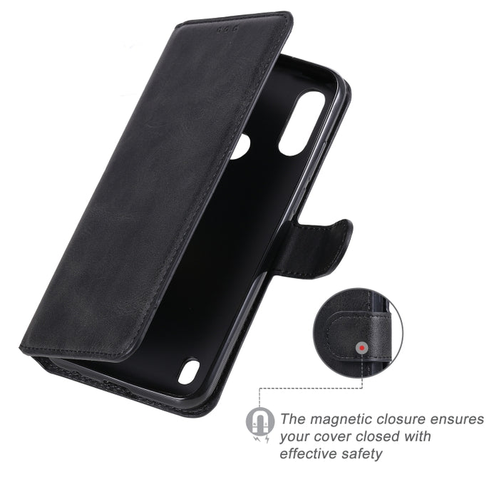 Estuche de cuero con tapa horizontal clásica de PU + TPU con textura de becerro, con soporte y ranuras para tarjetas y billetera, For Motorola Moto E6s, For Motorola Moto G8 Power Lite, For Samsung Galaxy A31, For Samsung Galaxy A51 5G                 ...