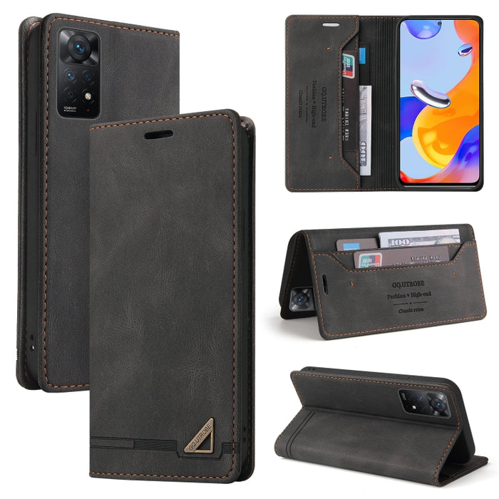 Estuche de cuero con tapa horizontal y cepillo antirrobo Skin Feel con soporte, For Xiaomi Redmi Note 13 5G, For Xiaomi Redmi 13C, For Xiaomi Redmi Note 13 Pro+, For Xiaomi Redmi Note 13 Pro 5G, For Xiaomi 13T, For Xiaomi Redmi 12                      ...