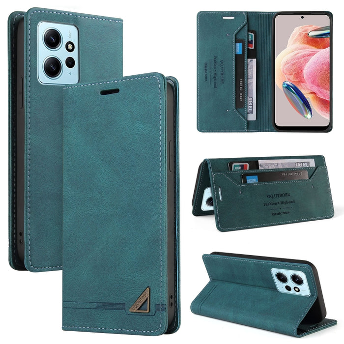 Estuche de cuero con tapa horizontal y cepillo antirrobo Skin Feel con soporte, For Xiaomi Redmi Note 13 5G, For Xiaomi Redmi 13C, For Xiaomi Redmi Note 13 Pro+, For Xiaomi Redmi Note 13 Pro 5G, For Xiaomi 13T, For Xiaomi Redmi 12                      ...