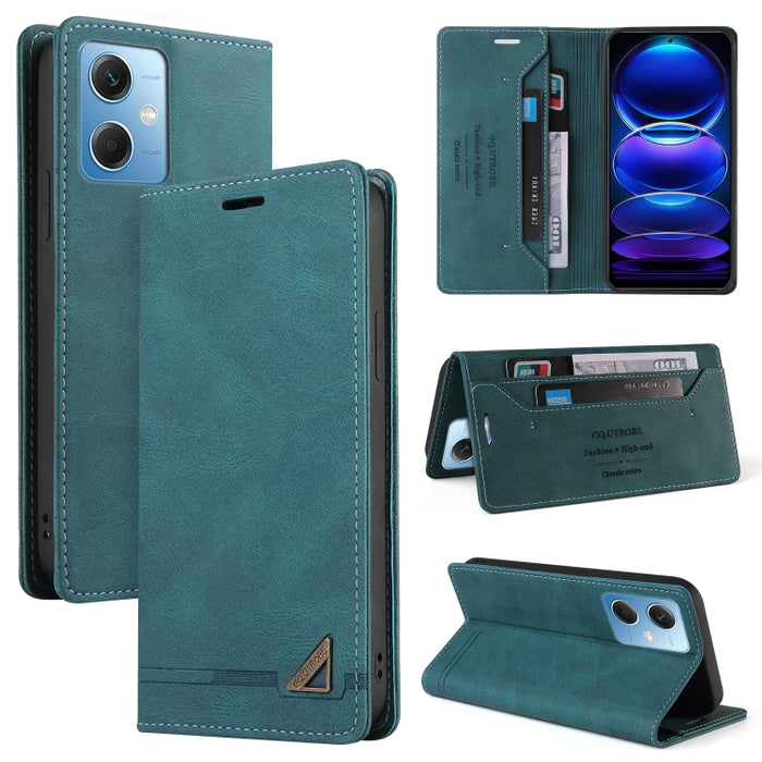Estuche de cuero con tapa horizontal y cepillo antirrobo Skin Feel con soporte, For Xiaomi Redmi Note 13 5G, For Xiaomi Redmi 13C, For Xiaomi Redmi Note 13 Pro+, For Xiaomi Redmi Note 13 Pro 5G, For Xiaomi 13T, For Xiaomi Redmi 12                      ...