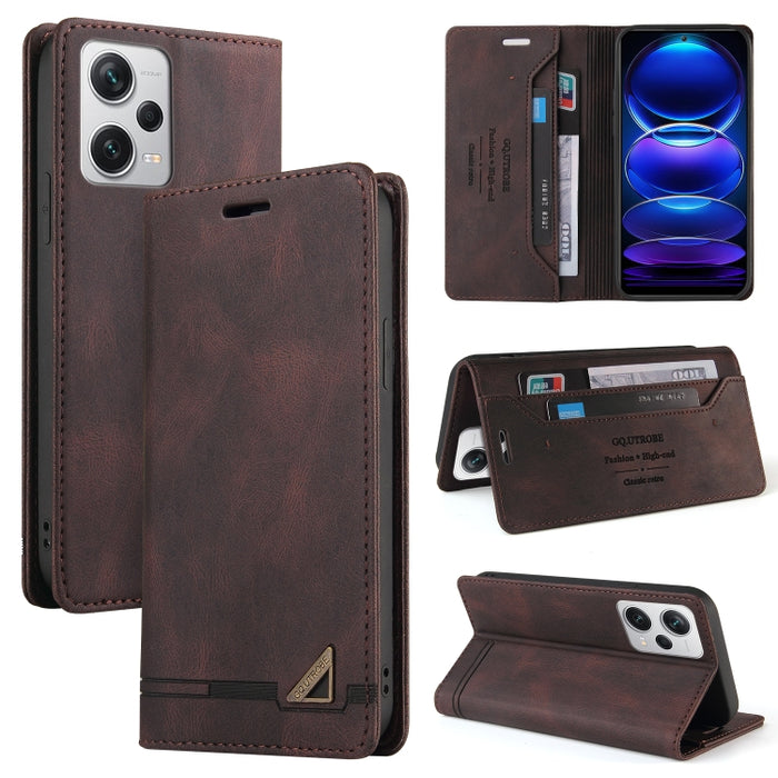 Estuche de cuero con tapa horizontal y cepillo antirrobo Skin Feel con soporte, For Xiaomi Redmi Note 13 5G, For Xiaomi Redmi 13C, For Xiaomi Redmi Note 13 Pro+, For Xiaomi Redmi Note 13 Pro 5G, For Xiaomi 13T, For Xiaomi Redmi 12                      ...