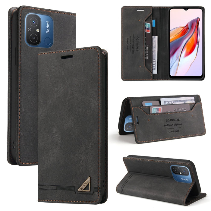 Estuche de cuero con tapa horizontal y cepillo antirrobo Skin Feel con soporte, For Xiaomi Redmi Note 13 5G, For Xiaomi Redmi 13C, For Xiaomi Redmi Note 13 Pro+, For Xiaomi Redmi Note 13 Pro 5G, For Xiaomi 13T, For Xiaomi Redmi 12                      ...