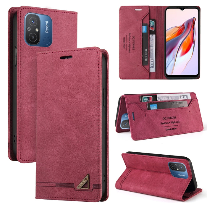 Estuche de cuero con tapa horizontal y cepillo antirrobo Skin Feel con soporte, For Xiaomi Redmi Note 13 5G, For Xiaomi Redmi 13C, For Xiaomi Redmi Note 13 Pro+, For Xiaomi Redmi Note 13 Pro 5G, For Xiaomi 13T, For Xiaomi Redmi 12                      ...