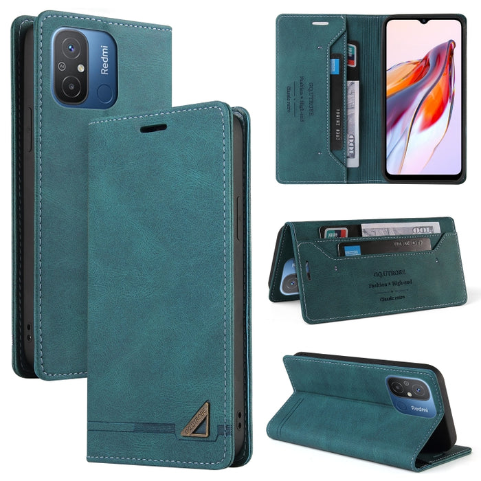 Estuche de cuero con tapa horizontal y cepillo antirrobo Skin Feel con soporte, For Xiaomi Redmi Note 13 5G, For Xiaomi Redmi 13C, For Xiaomi Redmi Note 13 Pro+, For Xiaomi Redmi Note 13 Pro 5G, For Xiaomi 13T, For Xiaomi Redmi 12                      ...