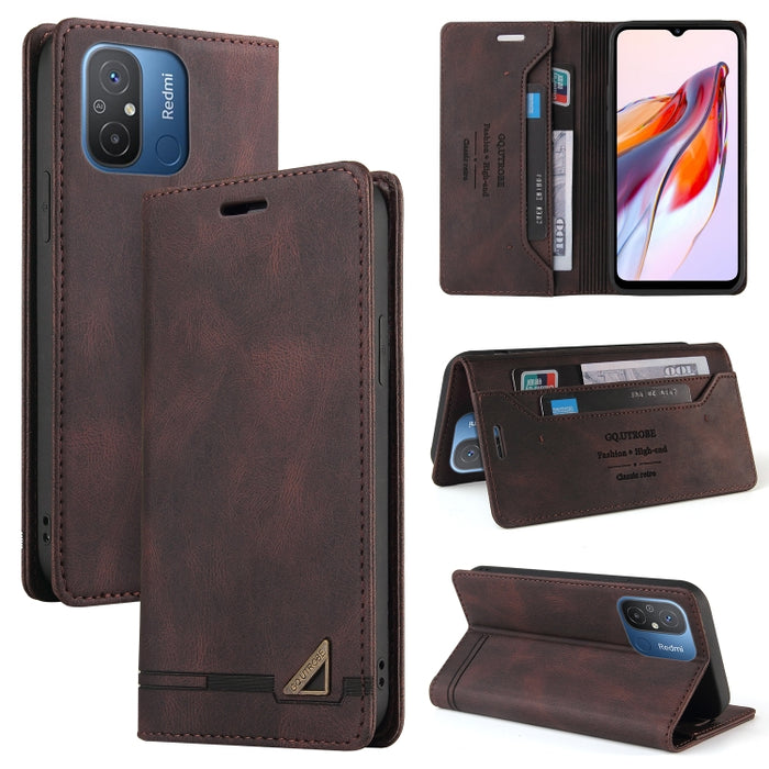 Estuche de cuero con tapa horizontal y cepillo antirrobo Skin Feel con soporte, For Xiaomi Redmi Note 13 5G, For Xiaomi Redmi 13C, For Xiaomi Redmi Note 13 Pro+, For Xiaomi Redmi Note 13 Pro 5G, For Xiaomi 13T, For Xiaomi Redmi 12                      ...