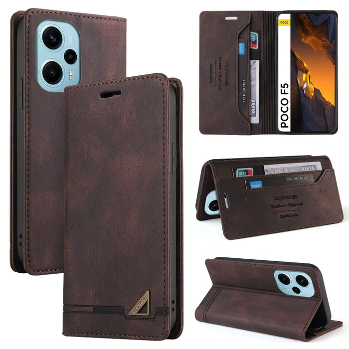 Estuche de cuero con tapa horizontal y cepillo antirrobo Skin Feel con soporte, For Xiaomi Redmi Note 13 5G, For Xiaomi Redmi 13C, For Xiaomi Redmi Note 13 Pro+, For Xiaomi Redmi Note 13 Pro 5G, For Xiaomi 13T, For Xiaomi Redmi 12                      ...