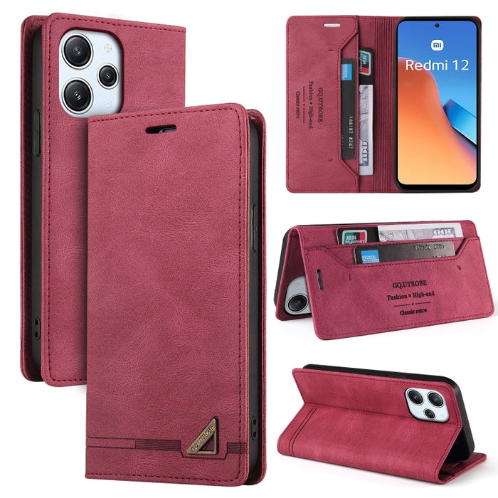 Estuche de cuero con tapa horizontal y cepillo antirrobo Skin Feel con soporte, For Xiaomi Redmi Note 13 5G, For Xiaomi Redmi 13C, For Xiaomi Redmi Note 13 Pro+, For Xiaomi Redmi Note 13 Pro 5G, For Xiaomi 13T, For Xiaomi Redmi 12                      ...