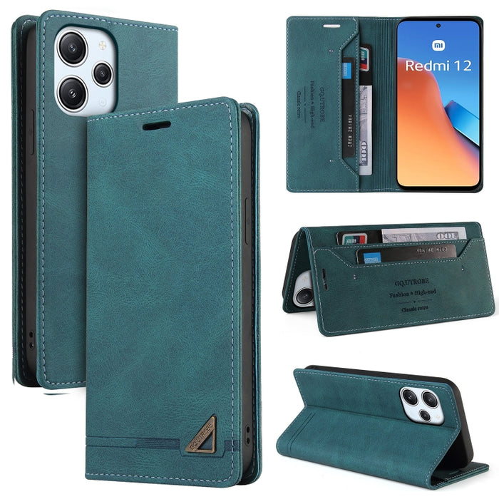 Estuche de cuero con tapa horizontal y cepillo antirrobo Skin Feel con soporte, For Xiaomi Redmi Note 13 5G, For Xiaomi Redmi 13C, For Xiaomi Redmi Note 13 Pro+, For Xiaomi Redmi Note 13 Pro 5G, For Xiaomi 13T, For Xiaomi Redmi 12                      ...