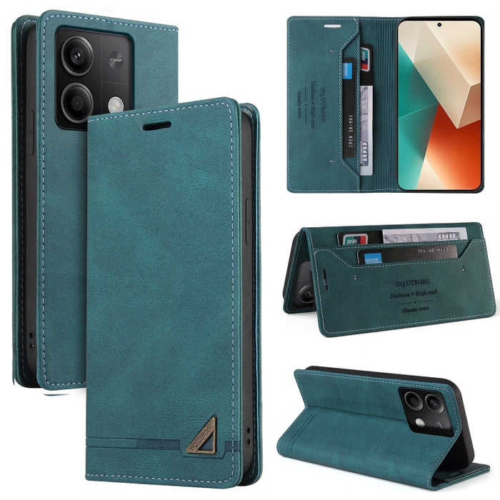 Estuche de cuero con tapa horizontal y cepillo antirrobo Skin Feel con soporte, For Xiaomi Redmi Note 13 5G, For Xiaomi Redmi 13C, For Xiaomi Redmi Note 13 Pro+, For Xiaomi Redmi Note 13 Pro 5G, For Xiaomi 13T, For Xiaomi Redmi 12                      ...