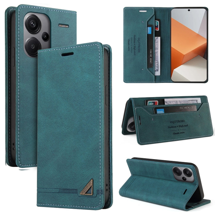 Estuche de cuero con tapa horizontal y cepillo antirrobo Skin Feel con soporte, For Xiaomi Redmi Note 13 5G, For Xiaomi Redmi 13C, For Xiaomi Redmi Note 13 Pro+, For Xiaomi Redmi Note 13 Pro 5G, For Xiaomi 13T, For Xiaomi Redmi 12                      ...