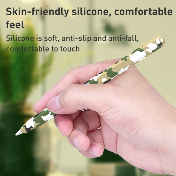 Estuche protector de bolígrafo de silicona de camuflaje