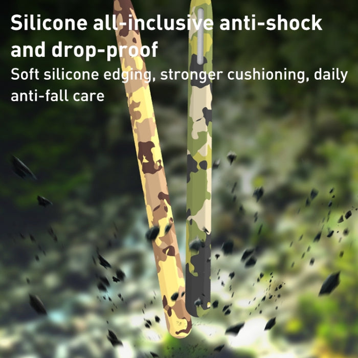 Estuche protector de bolígrafo de silicona de camuflaje