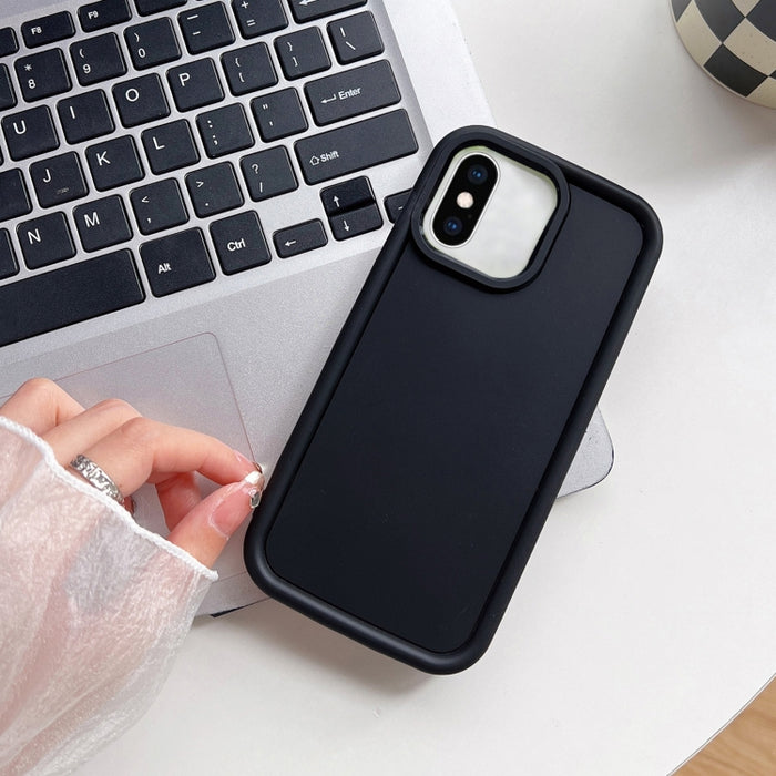 Caja del teléfono de TPU esmerilado con marco a prueba de golpes, For iPhone XR, For iPhone XS Max, For iPhone 8 Plus / 7 Plus