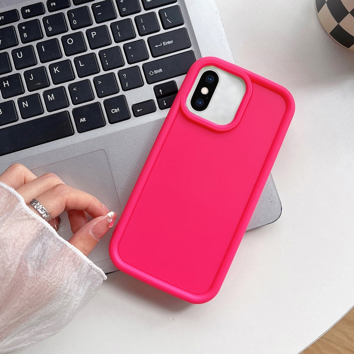Caja del teléfono de TPU esmerilado con marco a prueba de golpes, For iPhone XR, For iPhone XS Max, For iPhone 8 Plus / 7 Plus