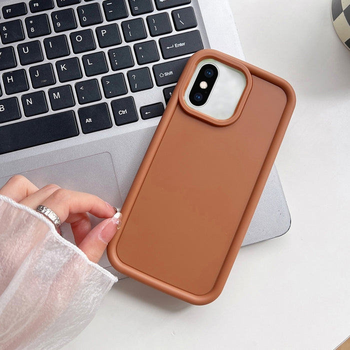 Caja del teléfono de TPU esmerilado con marco a prueba de golpes, For iPhone XR, For iPhone XS Max, For iPhone 8 Plus / 7 Plus