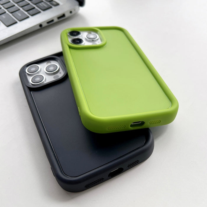 Caja del teléfono de TPU esmerilado con marco a prueba de golpes, For iPhone XR, For iPhone XS Max, For iPhone 8 Plus / 7 Plus