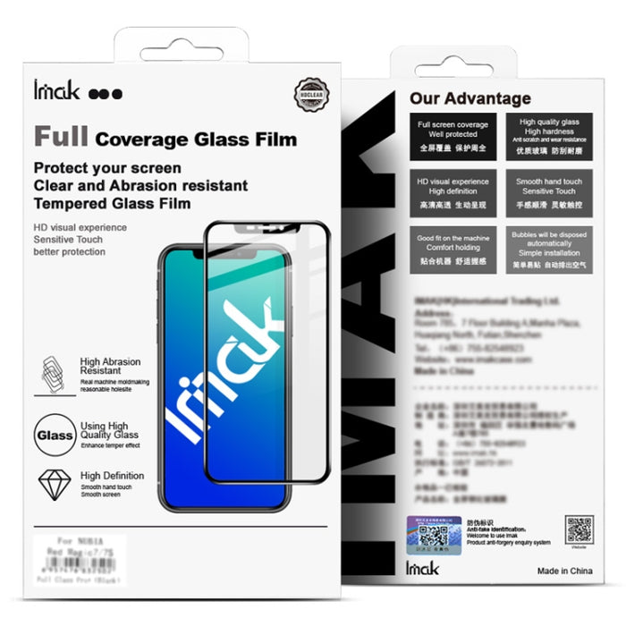 imak 9H Dureza de la superficie Película de vidrio templado de pantalla completa Serie Pro+, For Xiaomi Redmi Turbo 3 5G, For Xiaomi Redmi A3 4G, For Xiaomi Poco M6 5G, For Xiaomi Redmi Note 13 Pro 4G Global, For Xiaomi Redmi Note 13 4G Global         ...