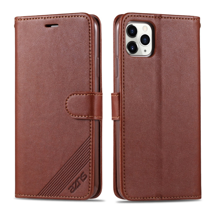 AZNS Estuche de cuero con tapa horizontal con textura de piel de oveja con soporte y ranuras para tarjetas y billetera, For iPhone 11, For iPhone 11 Pro, For iPhone 11 Pro Max, For Xiaomi Redmi 8 / 8A, For Xiaomi Redmi 10X 4G / Note 9                  ...