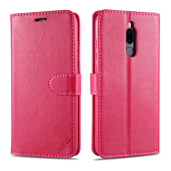 AZNS Estuche de cuero con tapa horizontal con textura de piel de oveja con soporte y ranuras para tarjetas y billetera, For iPhone 11, For iPhone 11 Pro, For iPhone 11 Pro Max, For Xiaomi Redmi 8 / 8A, For Xiaomi Redmi 10X 4G / Note 9                  ...