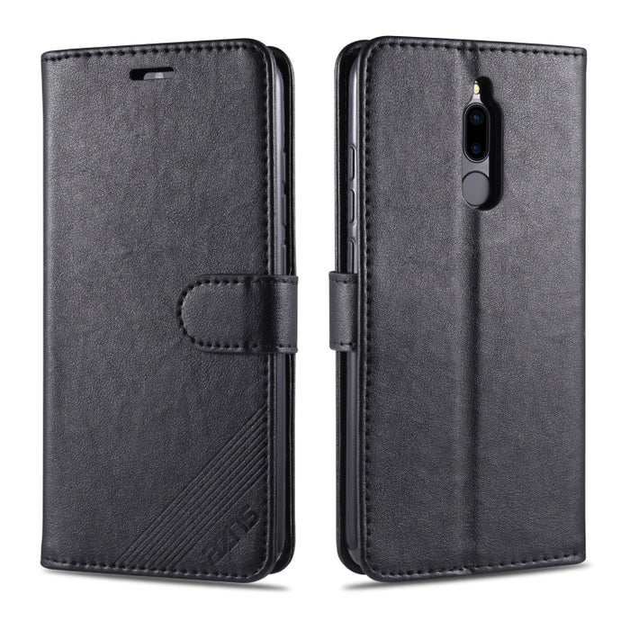 AZNS Estuche de cuero con tapa horizontal con textura de piel de oveja con soporte y ranuras para tarjetas y billetera, For iPhone 11, For iPhone 11 Pro, For iPhone 11 Pro Max, For Xiaomi Redmi 8 / 8A, For Xiaomi Redmi 10X 4G / Note 9                  ...