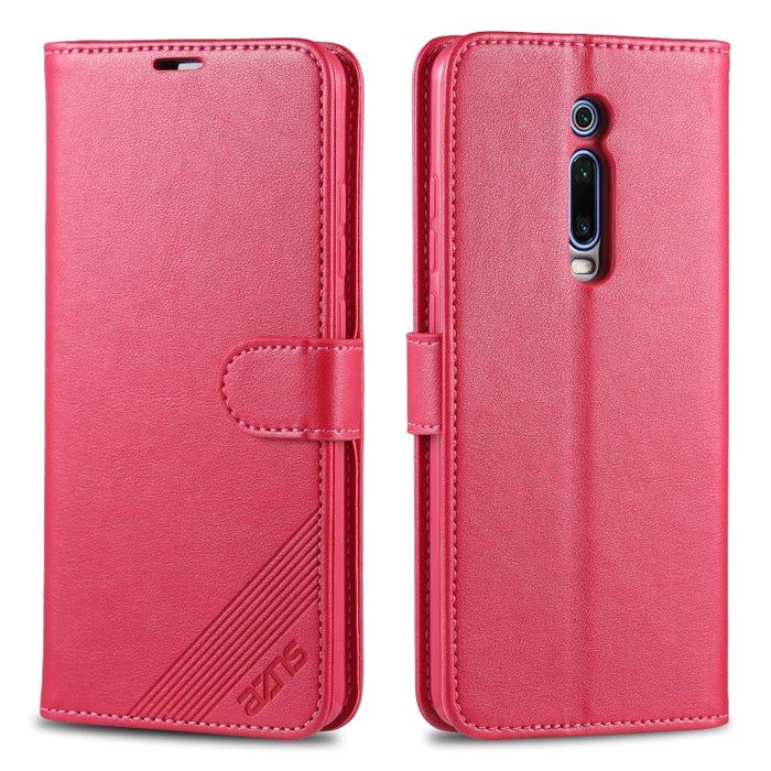 AZNS Estuche de cuero con tapa horizontal con textura de piel de oveja con soporte y ranuras para tarjetas y billetera, For iPhone 11, For iPhone 11 Pro, For iPhone 11 Pro Max, For Xiaomi Redmi 8 / 8A, For Xiaomi Redmi 10X 4G / Note 9                  ...