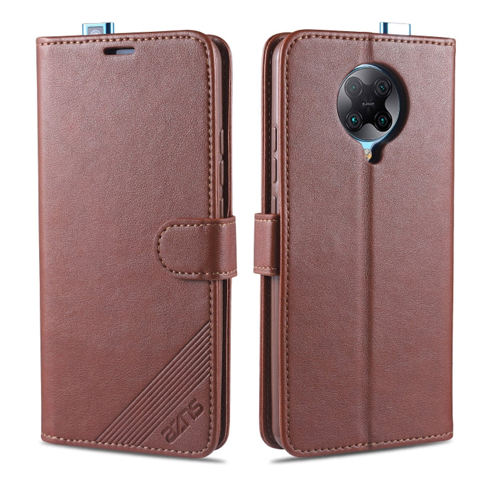 AZNS Estuche de cuero con tapa horizontal con textura de piel de oveja con soporte y ranuras para tarjetas y billetera, For iPhone 11, For iPhone 11 Pro, For iPhone 11 Pro Max, For Xiaomi Redmi 8 / 8A, For Xiaomi Redmi 10X 4G / Note 9                  ...