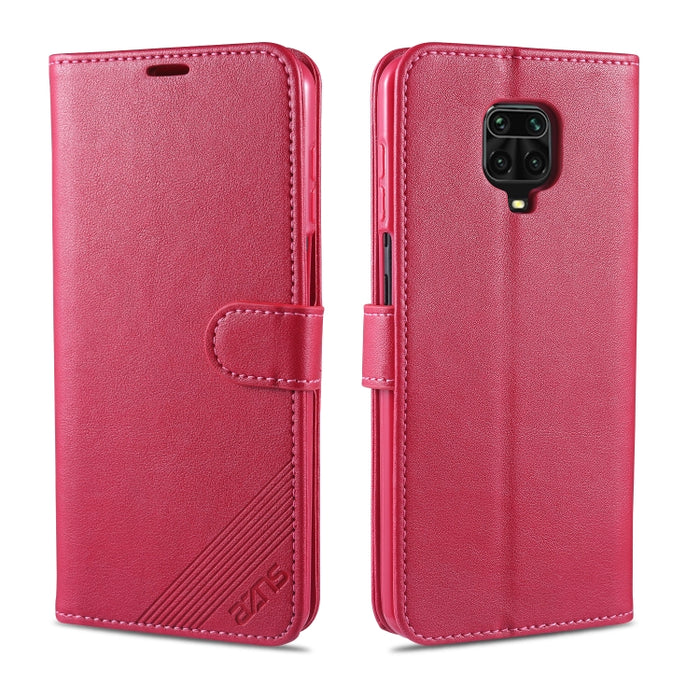 AZNS Estuche de cuero con tapa horizontal con textura de piel de oveja con soporte y ranuras para tarjetas y billetera, For iPhone 11, For iPhone 11 Pro, For iPhone 11 Pro Max, For Xiaomi Redmi 8 / 8A, For Xiaomi Redmi 10X 4G / Note 9                  ...