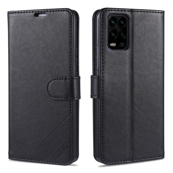 AZNS Estuche de cuero con tapa horizontal con textura de piel de oveja con soporte y ranuras para tarjetas y billetera, For iPhone 11, For iPhone 11 Pro, For iPhone 11 Pro Max, For Xiaomi Redmi 8 / 8A, For Xiaomi Redmi 10X 4G / Note 9                  ...