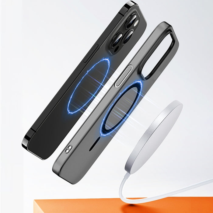 Estuche para teléfono MagSafe Ice Fog de alta transparencia