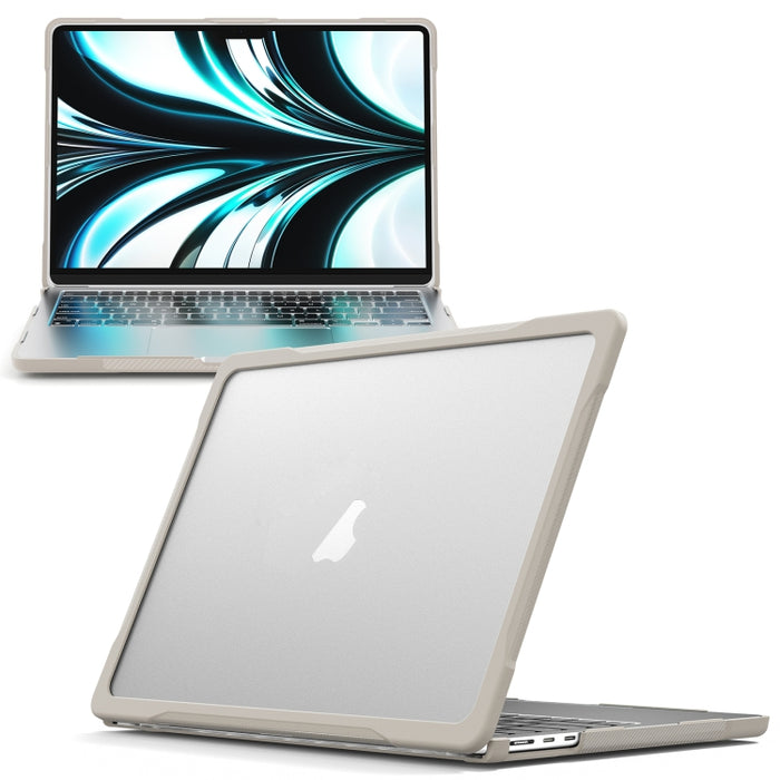 Estuche protector translúcido para computadora portátil, For MacBook Air 13.6 inch A2681 2022 / M3 2024 A3113 / M4 2025 A3240