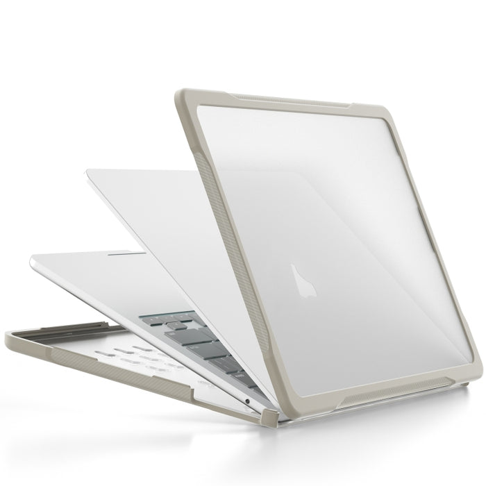 Estuche protector translúcido para computadora portátil, For MacBook Air 13.6 inch A2681 2022 / M3 2024 A3113 / M4 2025 A3240