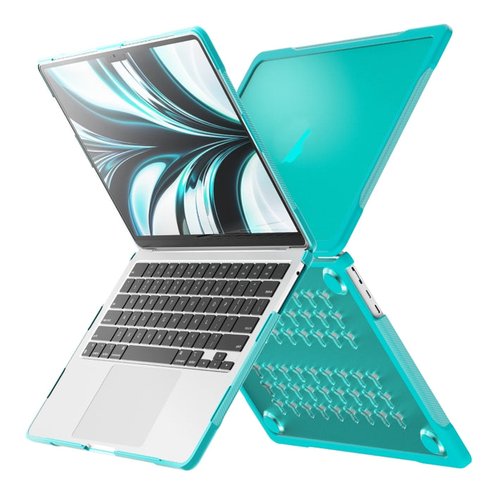 Estuche protector translúcido para computadora portátil, For MacBook Air 13.6 inch A2681 2022 / M3 2024 A3113 / M4 2025 A3240