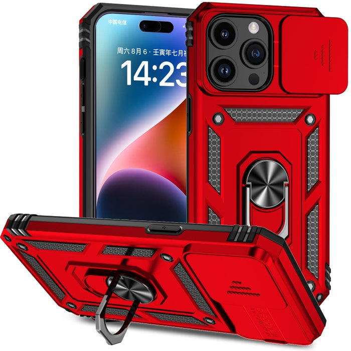 Estuche para teléfono con soporte deslizante Camshield, For iPhone 15 Pro Max, For iPhone 15 Pro, For iPhone 15 Plus, For iPhone 15