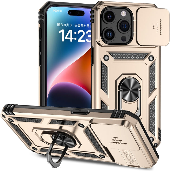 Estuche para teléfono con soporte deslizante Camshield, For iPhone 15 Pro Max, For iPhone 15 Pro, For iPhone 15 Plus, For iPhone 15
