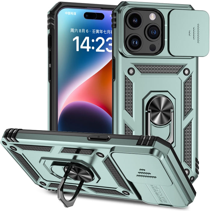 Estuche para teléfono con soporte deslizante Camshield, For iPhone 15 Pro Max, For iPhone 15 Pro, For iPhone 15 Plus, For iPhone 15