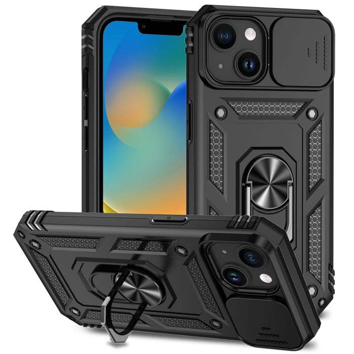 Estuche para teléfono con soporte deslizante Camshield, For iPhone 15 Pro Max, For iPhone 15 Pro, For iPhone 15 Plus, For iPhone 15