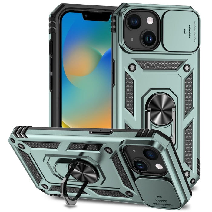 Estuche para teléfono con soporte deslizante Camshield, For iPhone 15 Pro Max, For iPhone 15 Pro, For iPhone 15 Plus, For iPhone 15