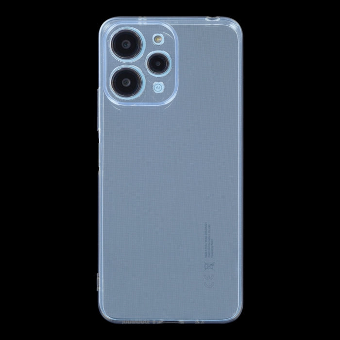 Estuche para teléfono transparente ultrafino de TPU, For Xiaomi Redmi 12