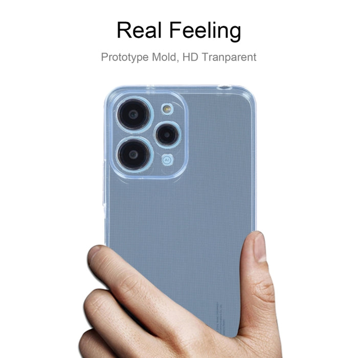 Estuche para teléfono transparente ultrafino de TPU, For Xiaomi Redmi 12