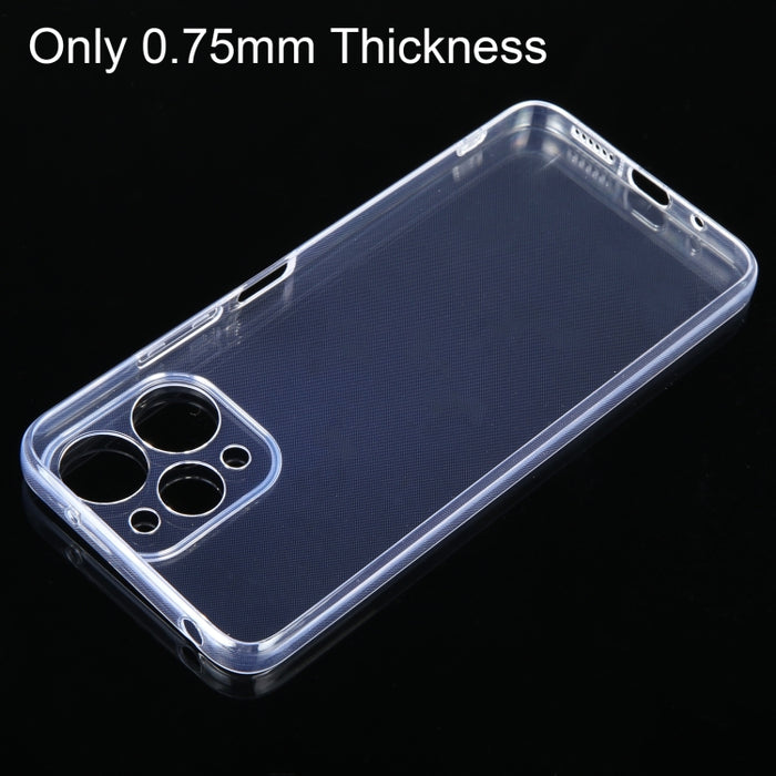 Estuche para teléfono transparente ultrafino de TPU, For Xiaomi Redmi 12