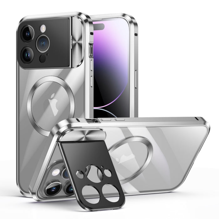 Soporte de ventana grande MagSafe Caja de teléfono de metal magnético