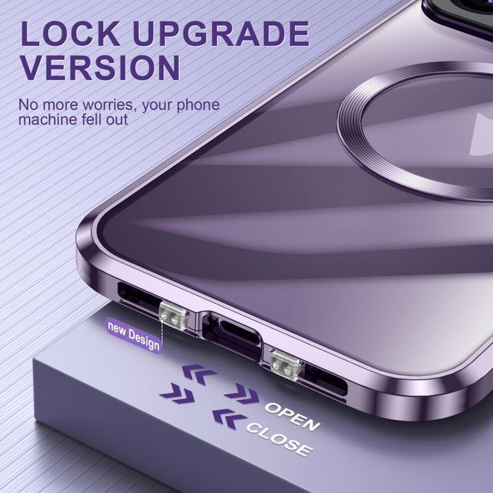 Soporte de ventana grande MagSafe Caja de teléfono de metal magnético