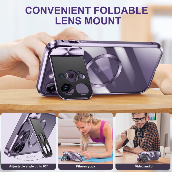 Soporte de ventana grande MagSafe Caja de teléfono de metal magnético