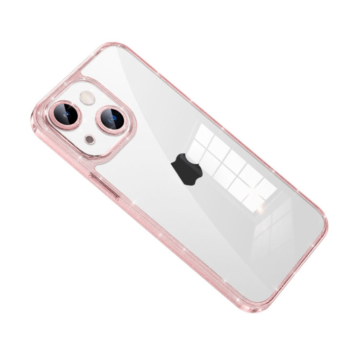 SULADA Glittery TPU + Funda para teléfono de vidrio templado