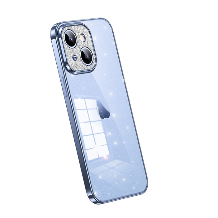 SULADA Caja de teléfono de TPU brillante transparente electrochapada